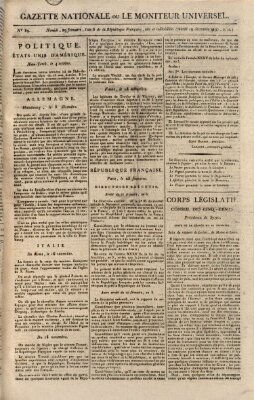 Gazette nationale, ou le moniteur universel (Le moniteur universel) Dienstag 19. Dezember 1797