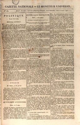 Gazette nationale, ou le moniteur universel (Le moniteur universel) Dienstag 20. März 1798