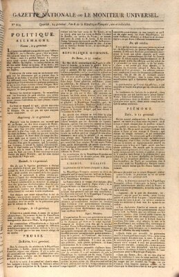 Gazette nationale, ou le moniteur universel (Le moniteur universel) Freitag 13. April 1798