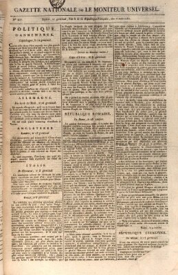 Gazette nationale, ou le moniteur universel (Le moniteur universel) Montag 16. April 1798