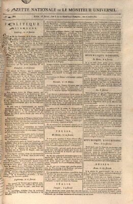 Gazette nationale, ou le moniteur universel (Le moniteur universel) Mittwoch 16. Mai 1798