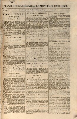 Gazette nationale, ou le moniteur universel (Le moniteur universel) Donnerstag 17. Mai 1798