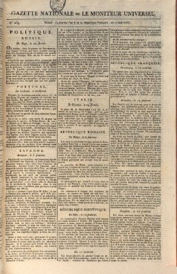 Gazette nationale, ou le moniteur universel (Le moniteur universel) Donnerstag 7. Juni 1798