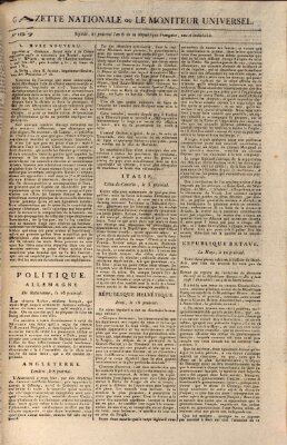 Gazette nationale, ou le moniteur universel (Le moniteur universel) Freitag 15. Juni 1798