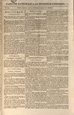 Gazette nationale, ou le moniteur universel (Le moniteur universel) Mittwoch 27. Juni 1798