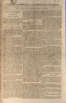 Gazette nationale, ou le moniteur universel (Le moniteur universel) Samstag 30. Juni 1798