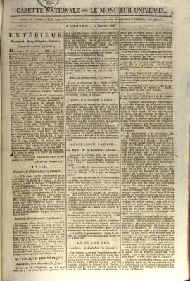 Gazette nationale, ou le moniteur universel (Le moniteur universel) Freitag 3. Januar 1806