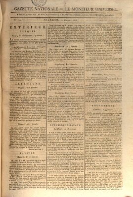 Gazette nationale, ou le moniteur universel (Le moniteur universel) Freitag 24. Januar 1806