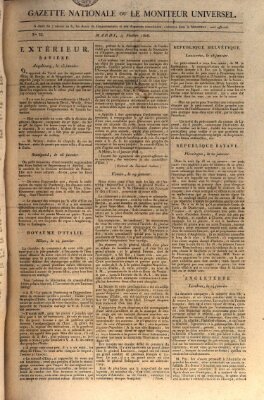 Gazette nationale, ou le moniteur universel (Le moniteur universel) Dienstag 4. Februar 1806