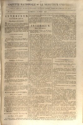 Gazette nationale, ou le moniteur universel (Le moniteur universel) Samstag 8. Februar 1806