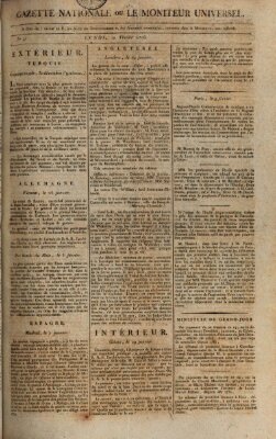 Gazette nationale, ou le moniteur universel (Le moniteur universel) Montag 10. Februar 1806