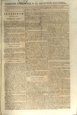 Gazette nationale, ou le moniteur universel (Le moniteur universel) Montag 17. Februar 1806