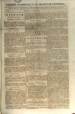 Gazette nationale, ou le moniteur universel (Le moniteur universel) Dienstag 18. Februar 1806