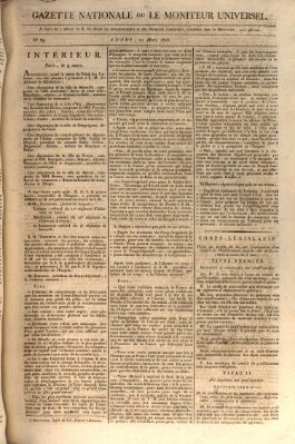 Gazette nationale, ou le moniteur universel (Le moniteur universel) Montag 10. März 1806