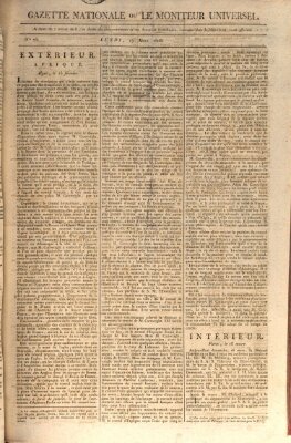 Gazette nationale, ou le moniteur universel (Le moniteur universel) Montag 17. März 1806