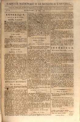 Gazette nationale, ou le moniteur universel (Le moniteur universel) Mittwoch 26. März 1806