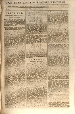 Gazette nationale, ou le moniteur universel (Le moniteur universel) Montag 31. März 1806