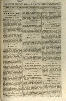 Gazette nationale, ou le moniteur universel (Le moniteur universel) Freitag 11. April 1806