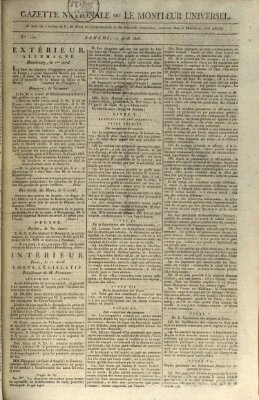 Gazette nationale, ou le moniteur universel (Le moniteur universel) Samstag 12. April 1806