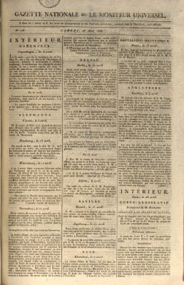 Gazette nationale, ou le moniteur universel (Le moniteur universel) Samstag 26. April 1806