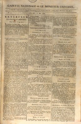 Gazette nationale, ou le moniteur universel (Le moniteur universel) Donnerstag 1. Mai 1806