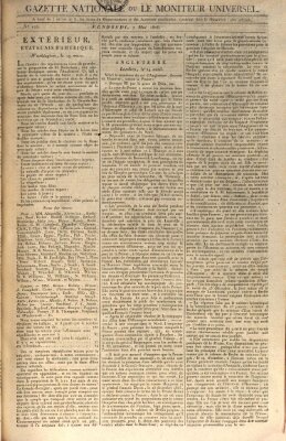 Gazette nationale, ou le moniteur universel (Le moniteur universel) Freitag 2. Mai 1806