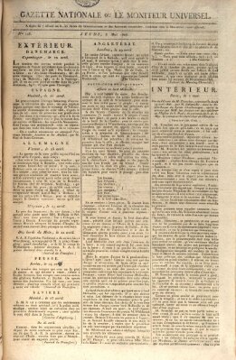 Gazette nationale, ou le moniteur universel (Le moniteur universel) Donnerstag 8. Mai 1806