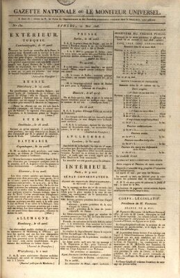 Gazette nationale, ou le moniteur universel (Le moniteur universel) Samstag 10. Mai 1806