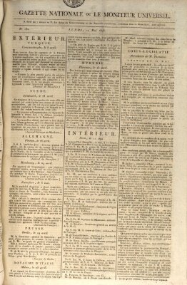 Gazette nationale, ou le moniteur universel (Le moniteur universel) Montag 12. Mai 1806