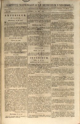 Gazette nationale, ou le moniteur universel (Le moniteur universel) Samstag 24. Mai 1806