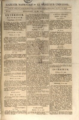 Gazette nationale, ou le moniteur universel (Le moniteur universel) Sonntag 25. Mai 1806