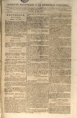 Gazette nationale, ou le moniteur universel (Le moniteur universel) Donnerstag 29. Mai 1806