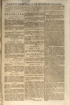 Gazette nationale, ou le moniteur universel (Le moniteur universel) Freitag 30. Mai 1806