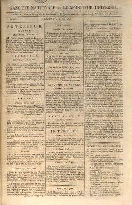 Gazette nationale, ou le moniteur universel (Le moniteur universel) Mittwoch 4. Juni 1806