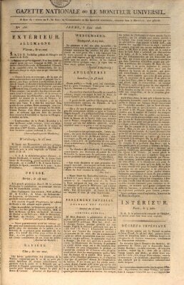 Gazette nationale, ou le moniteur universel (Le moniteur universel) Donnerstag 5. Juni 1806