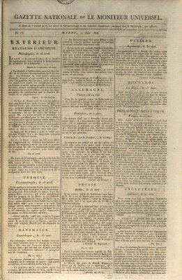 Gazette nationale, ou le moniteur universel (Le moniteur universel) Dienstag 10. Juni 1806