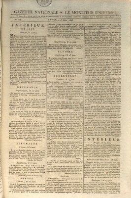 Gazette nationale, ou le moniteur universel (Le moniteur universel) Montag 23. Juni 1806