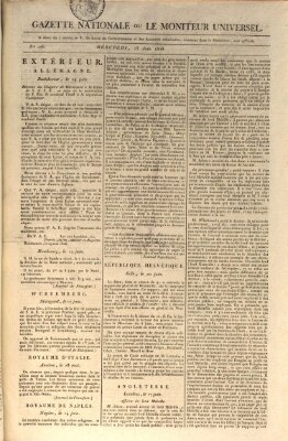 Gazette nationale, ou le moniteur universel (Le moniteur universel) Mittwoch 25. Juni 1806