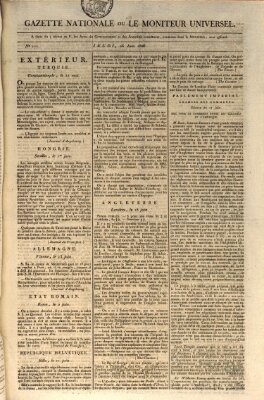 Gazette nationale, ou le moniteur universel (Le moniteur universel) Donnerstag 26. Juni 1806