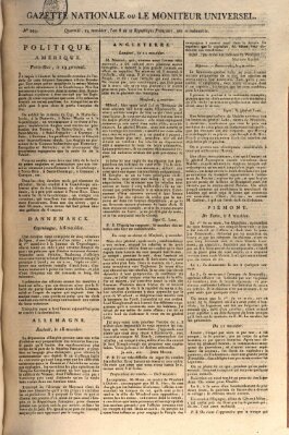 Gazette nationale, ou le moniteur universel (Le moniteur universel) Donnerstag 12. Juli 1798