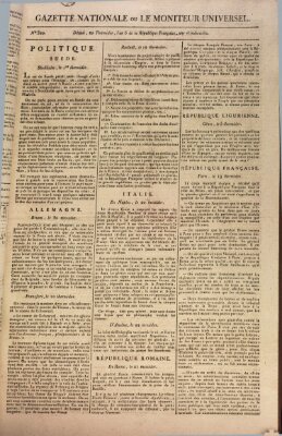 Gazette nationale, ou le moniteur universel (Le moniteur universel) Dienstag 7. August 1798