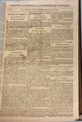 Gazette nationale, ou le moniteur universel (Le moniteur universel) Freitag 10. August 1798