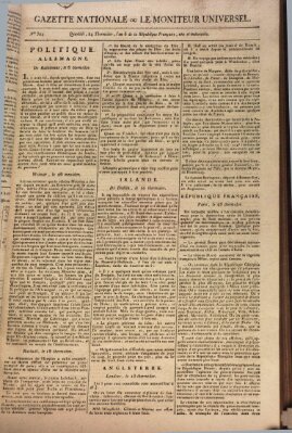 Gazette nationale, ou le moniteur universel (Le moniteur universel) Samstag 11. August 1798