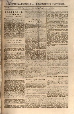 Gazette nationale, ou le moniteur universel (Le moniteur universel) Dienstag 4. September 1798