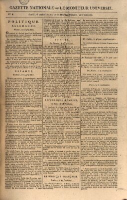 Gazette nationale, ou le moniteur universel (Le moniteur universel) Donnerstag 27. September 1798