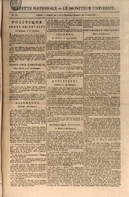 Gazette nationale, ou le moniteur universel (Le moniteur universel) Dienstag 27. November 1798