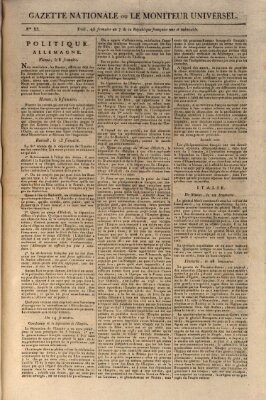 Gazette nationale, ou le moniteur universel (Le moniteur universel) Donnerstag 13. Dezember 1798