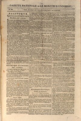 Gazette nationale, ou le moniteur universel (Le moniteur universel) Dienstag 18. Dezember 1798