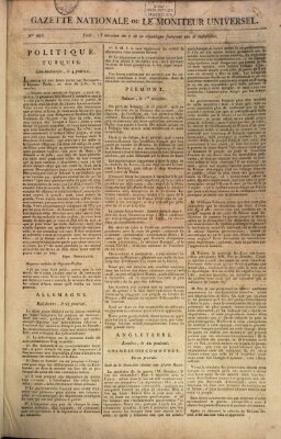 Gazette nationale, ou le moniteur universel (Le moniteur universel) Montag 1. Juli 1799