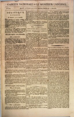 Gazette nationale, ou le moniteur universel (Le moniteur universel) Montag 22. Juli 1799